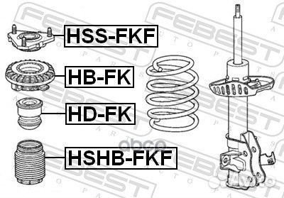 Подшипник опоры переднего амортизатора hbfk Febest