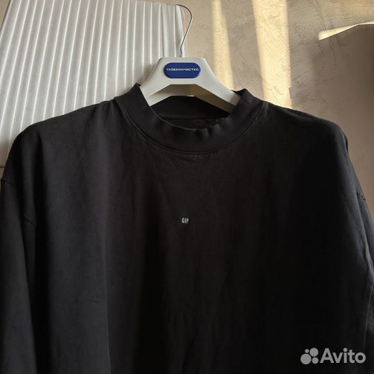 Yeezy x gap balenciaga long sleeve black t-shirt