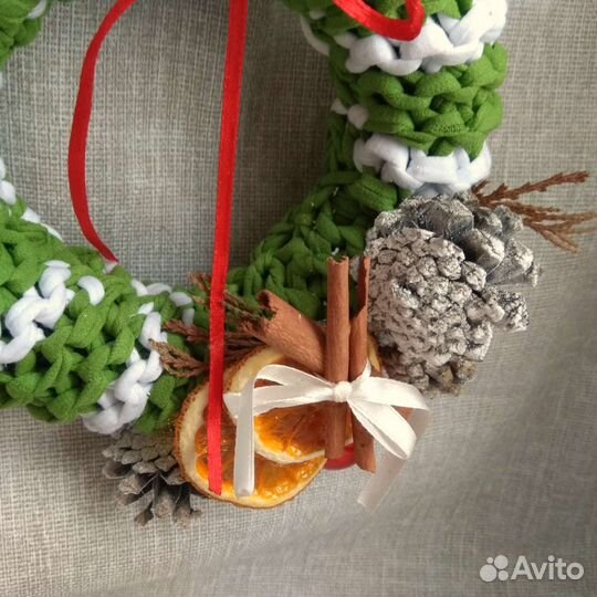 Рождественский венок (ручная работа)