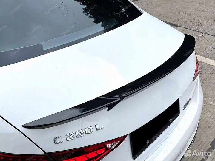 Лип-спойлер Mercedes GLE coupe C167 Brabus черный