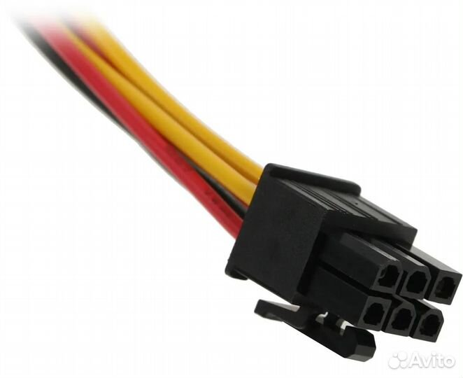 Кабель питания Molex 8980 - PCI-E 6pin, 0.15м