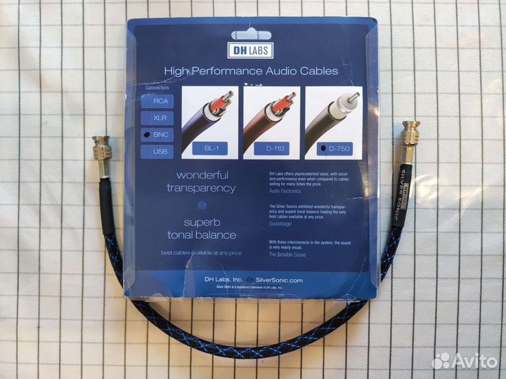 Кабель BNC DH Labs Silver Sonic