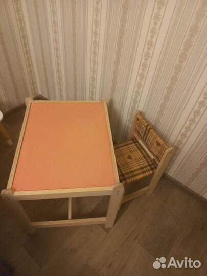 Стол со стульчиком детский