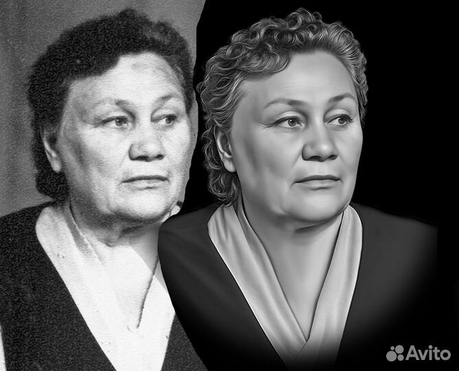 Ретушь для гравировки на памятник