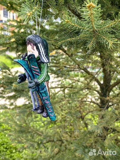 Лыжник на елку