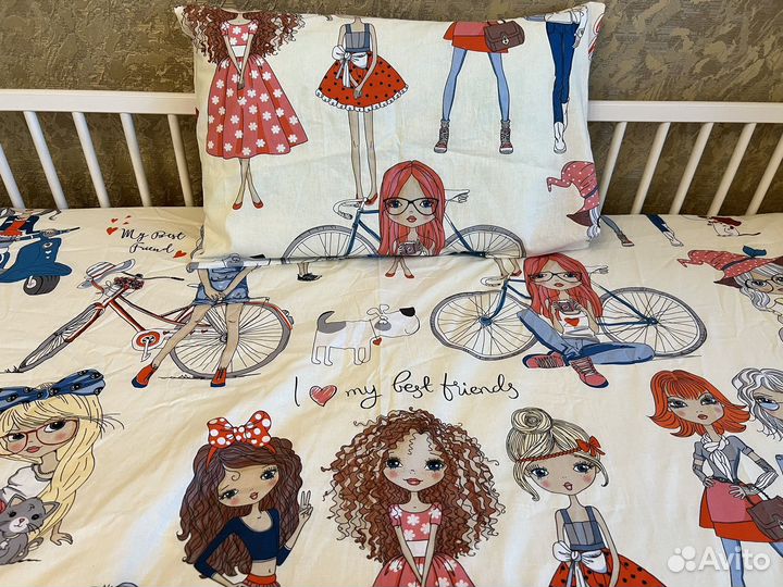 Белье постельное детское для девочки