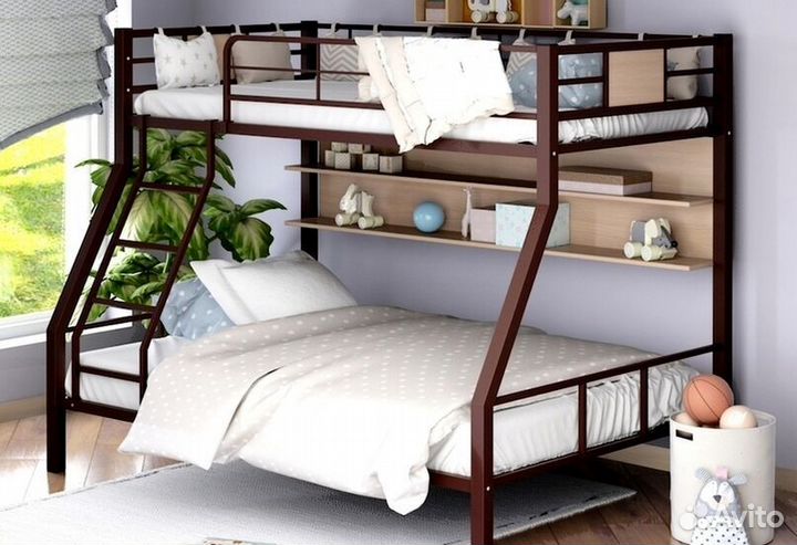 Двухъярусная кровать металлические