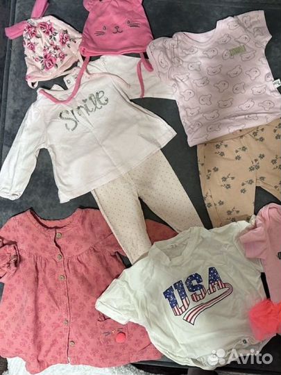 Одежда для девочки 3-6 мес