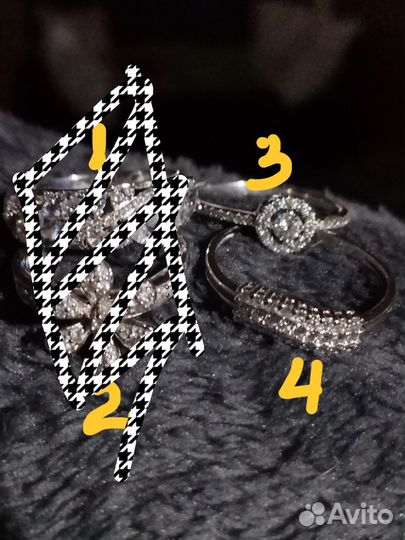 Серебряное кольцо женское