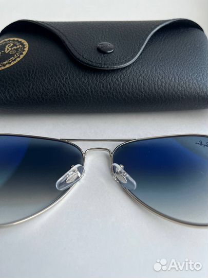 Очки Ray Ban Aviator голубые