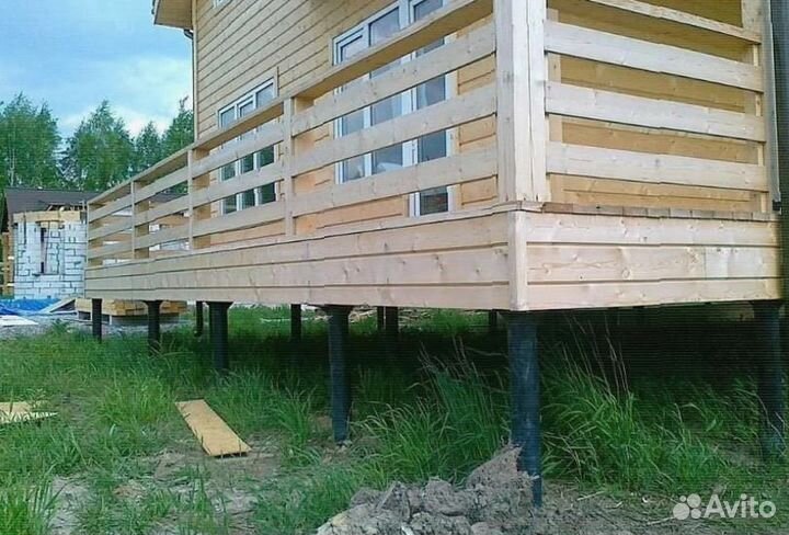 Винтовой фундамент