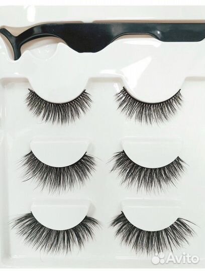 Накладные ресницы ленточные