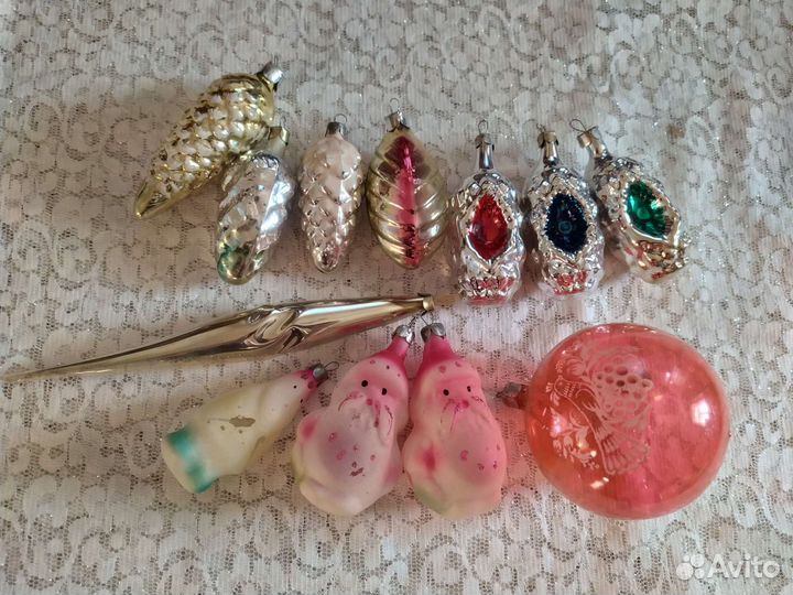 Елочные игрушки СССР цена за все