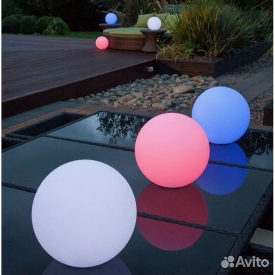 Светящийся шар светильник сфера LED RGB