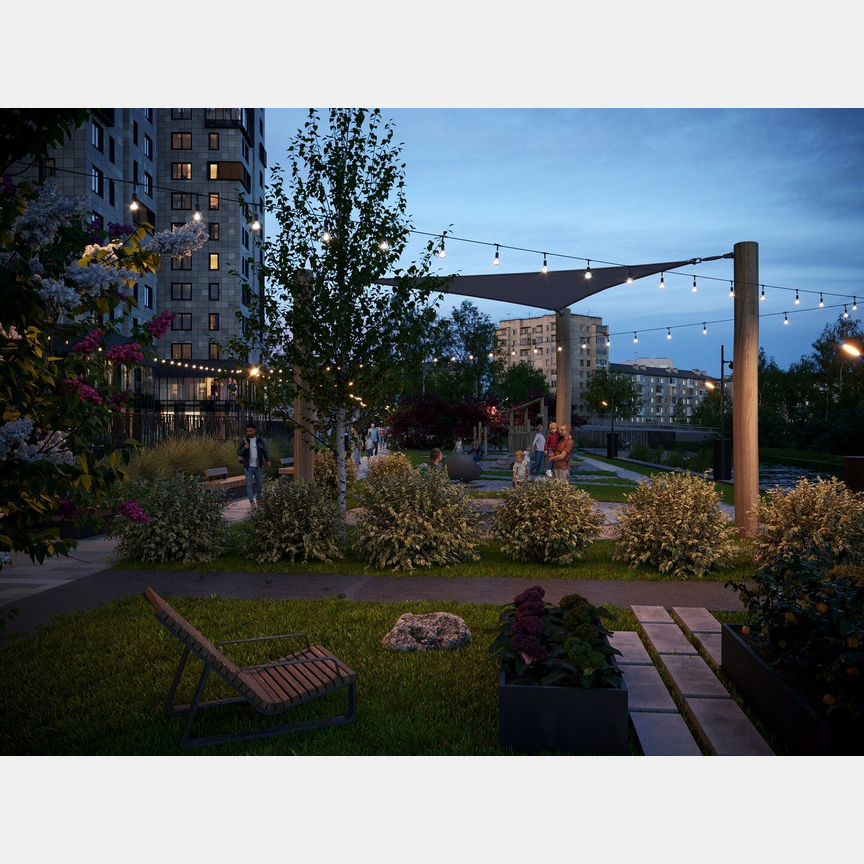 1-к. апартаменты, 20,4 м², 2/13 эт.