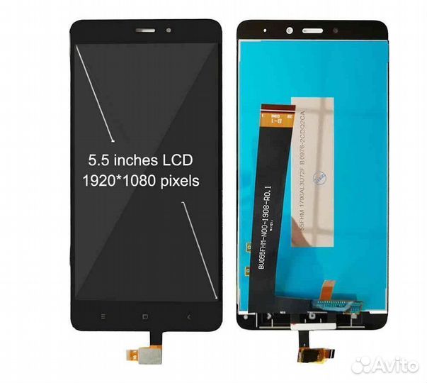 Дисплей для Xiaomi Redmi Note 4 Pro в сборе