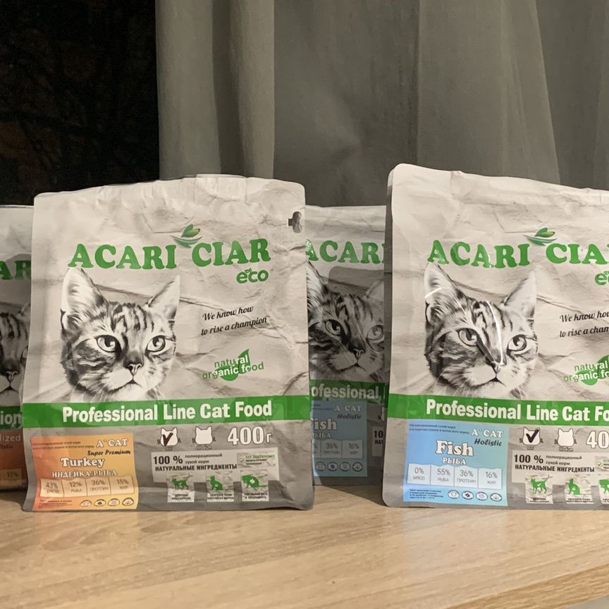 Корм для кошек acari ciar eco