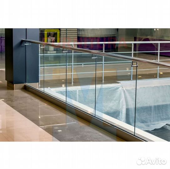 Ограждение для балкона из стекла