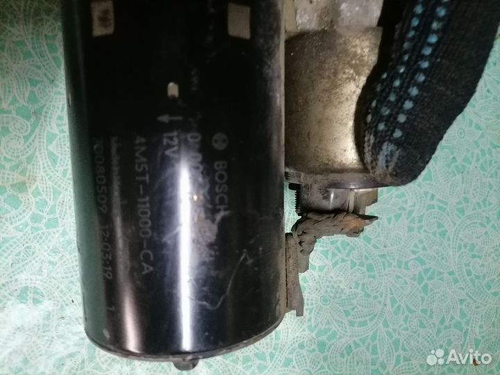 Стартер skoda fabia