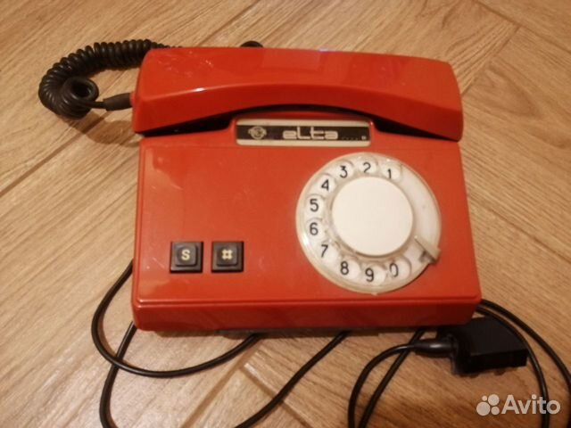 Стационарный телефон СССР объявление продам