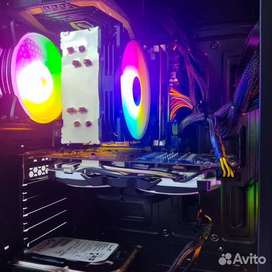 Игровой пк Xeon 2689 32 RAM RX 580 8gb