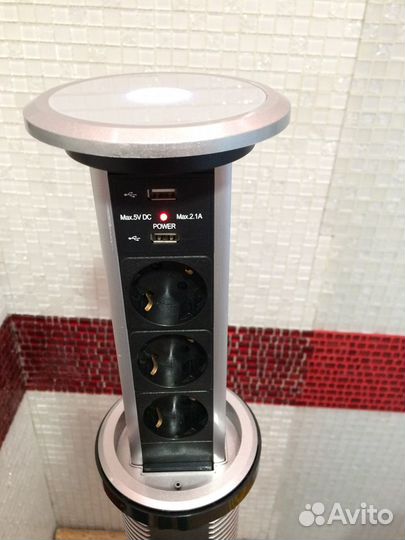 Блок розеток автоматический сенсорный