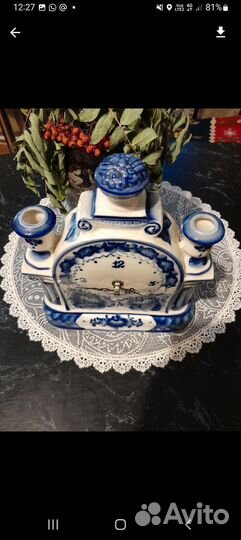 Часы-подсвечник