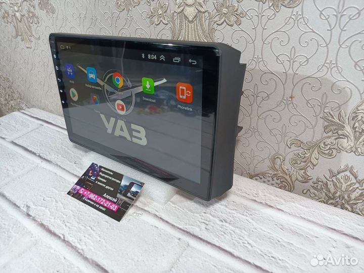 Магнитола UAZ Patriot android новая