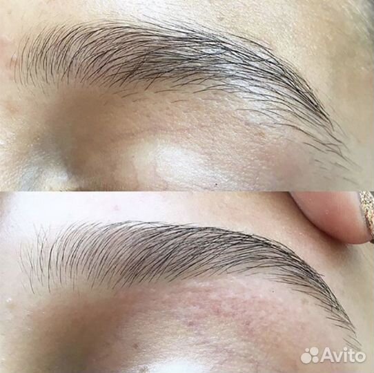 Коррекция и окрашивание бровей хной