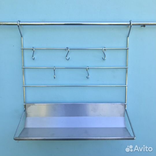 Полки для рейлинга Италия хром глянец