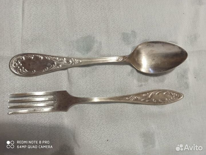 Ложки, вилки мельхиор старые СССР