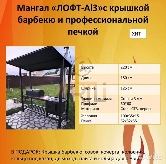 Мангал с крышей / От Завода / Гарантия до 10 лет