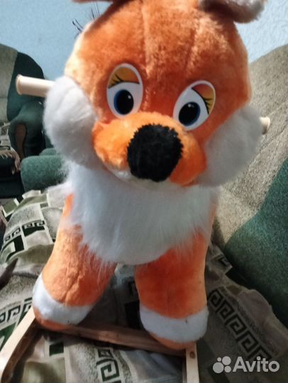 Детская качалка лиса