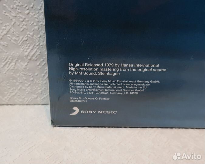 Пластинка Boney M Oceans Of Fantasy LP новая