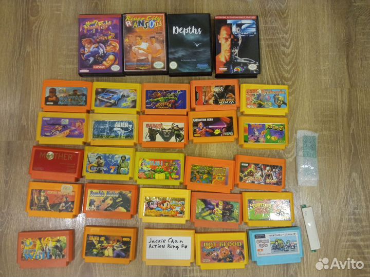 Картриджи Sega и Dendy