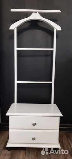 Вешалка для одежды напольная деревянная