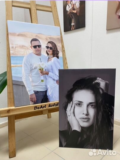 Портрет по фото на холсте, картина на холсте