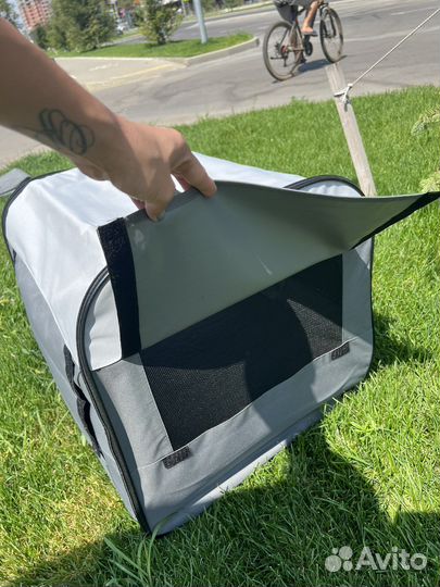 Мягкая клетка для собак / переноска