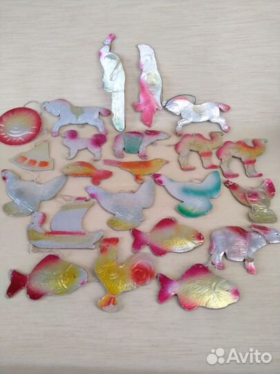 Ёлочные игрушки картонаж СССР