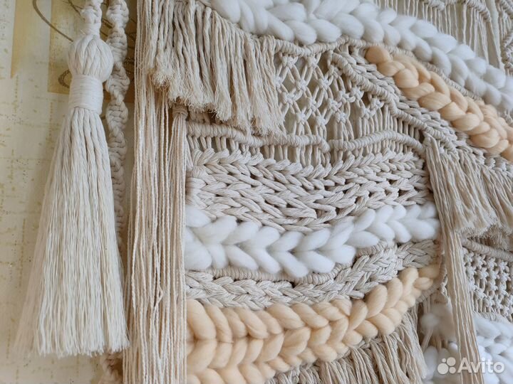 Панно макраме в стиле 