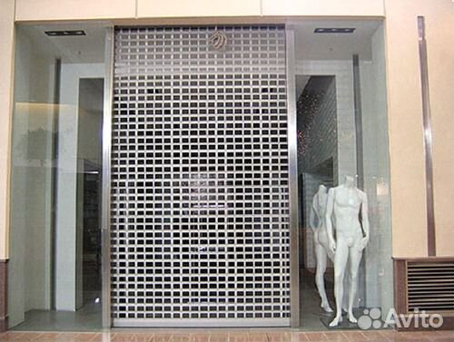 Рольставни в торговые павильоны, окна