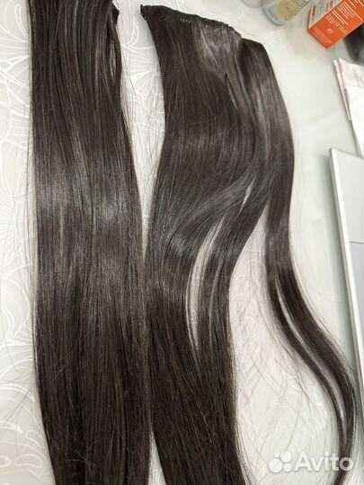 Волосы на заколках 55 см