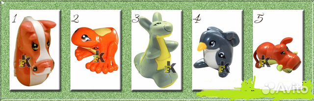 Обменяю киндер-сюрприз Перевертыши у воды 2014