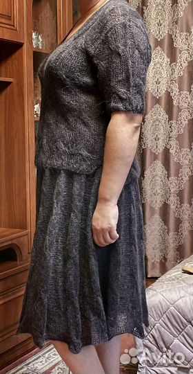 Вязаный костюм женский