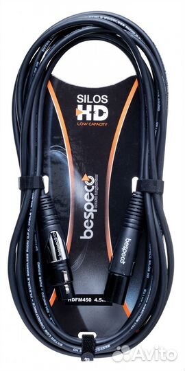 Кабель микрофонный Bespeco hdfm600 (XLR-XLR) 6 m