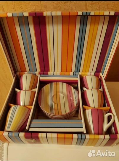 Сервиз кофейный, Чайный турецкий, Стаканы 12 шт