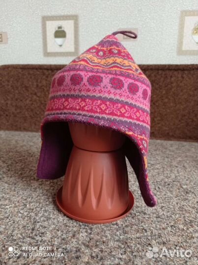 Шапочка осень-зима-весна для девочки
