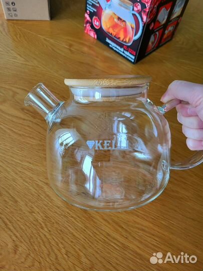 Новый чайник и 2 стакана