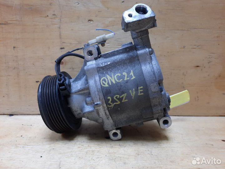 Компрессор кондиционера Toyota Bb QNC21 3szve 2008