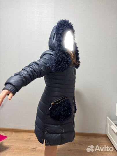 Пуховик зимний для девочки